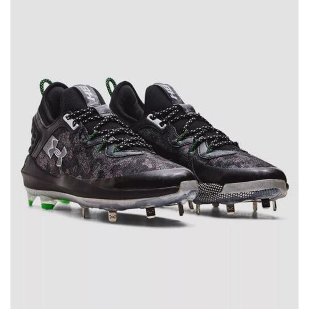 Under Armour Men's UA Harper Low 8 ST Steel Metal Adult Baseball Cleats Size 12